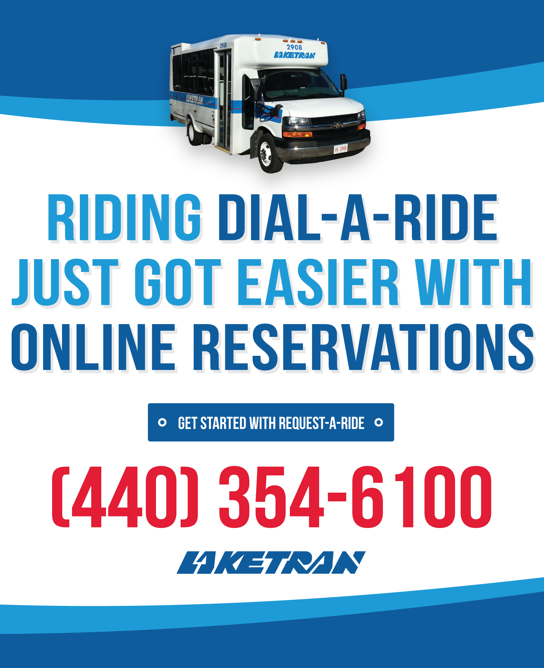 laketran dial a ride phone number