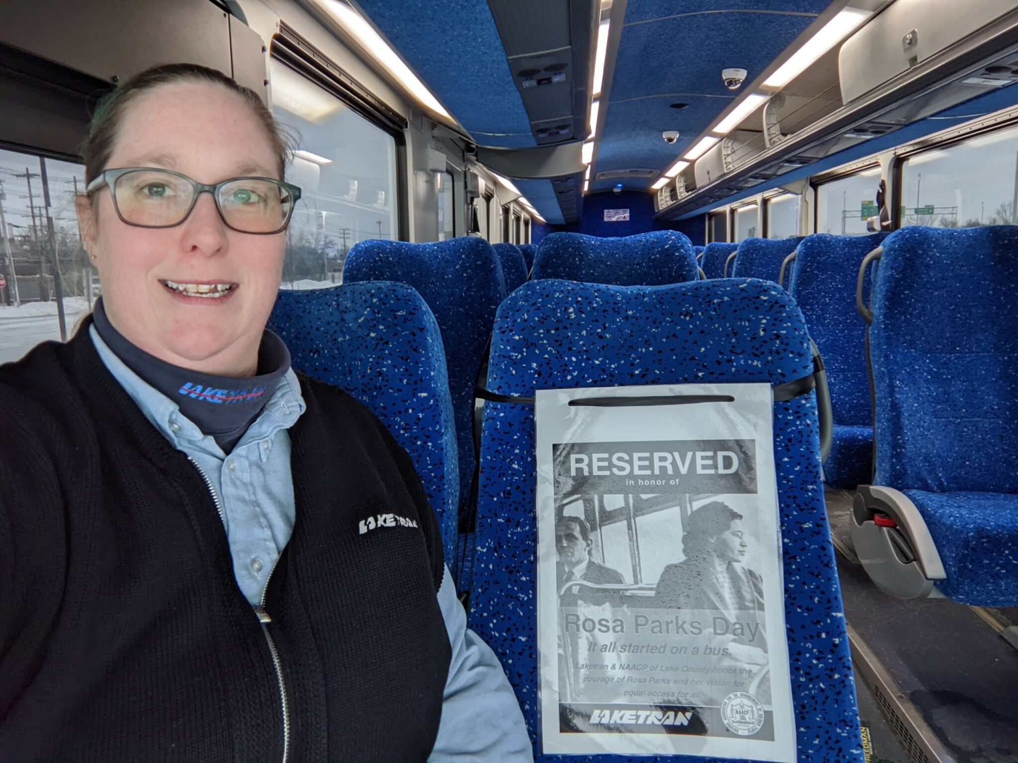 Transit agencies reserve a front seat on buses to honor Rosa Parks ...