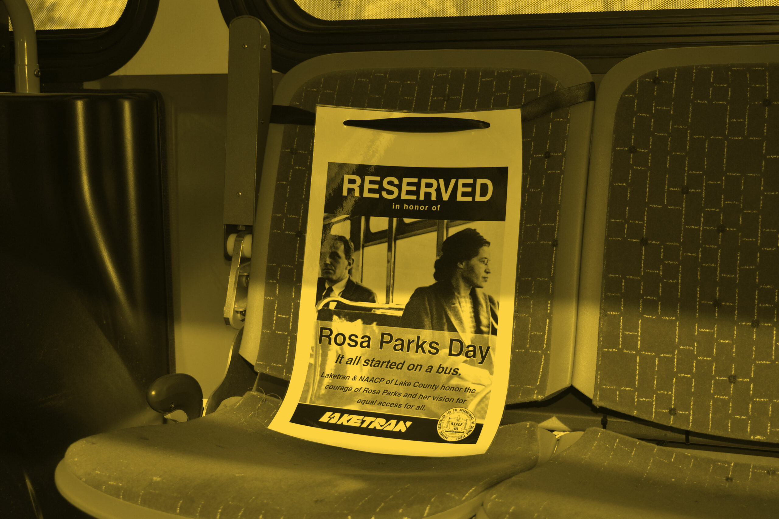 Laketran Saves A Front Seat On Buses To Honor Rosa Parks - Laketran